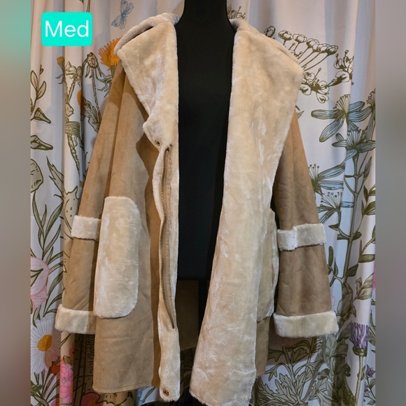 stradivarius Jackets & Blazers - Stradivarius Faux Suede/fur Coat